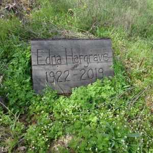 natural log grave marker